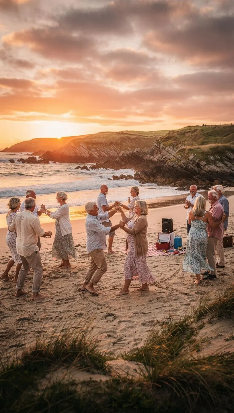 Community building through in-person dance meetups.