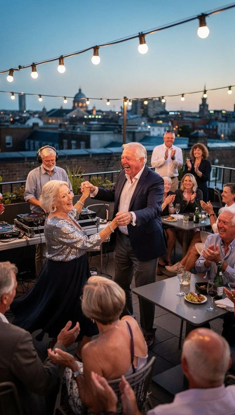 Community dance event promoting resilience and pre-retirement coaching